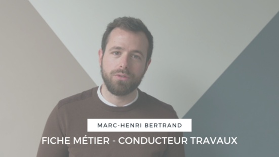 Fiche metier conducteur travaux