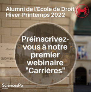 [Relations Ecoles] Intervention d'Audrey Déléris à l'écoles de droit de Sciences Po - Webinaire “Trajectoires - Réinventer sa carrière de juriste”
