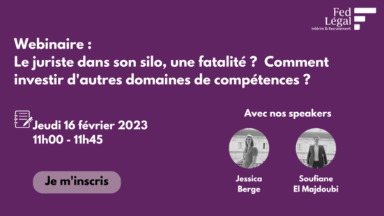 [Webinaire] Le juriste dans son silo, une fatalité ? - Inscrivez-vous ! 