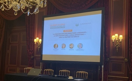 [Evenement] 9e édition des Débats du Cercle - Intervention d'Audrey Déléris - la performance des Directions Juridiques et le déploiement des « Legal Operations ».