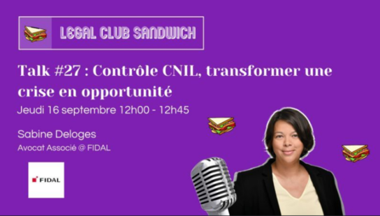 [Evenement] Intervention de Sabine Deloges  le jeudi dans le 16/09 dans LCS - Avocate associée chez Fidal